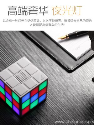 Mini lub voos xwmfab Magic Bluetooth hais lus nrog LED eeb lub teeb FM TF - Image 12