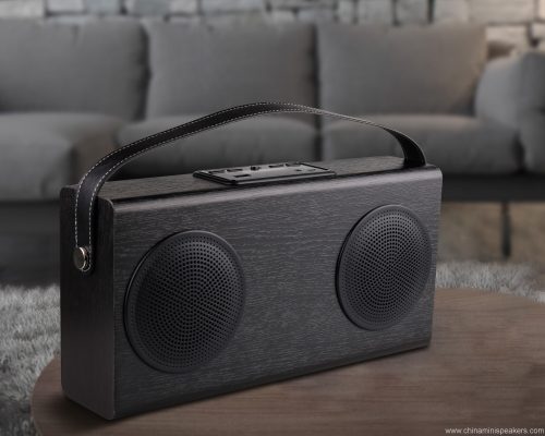Wooden Outdoor High quality Sound Bluetooth Speaker