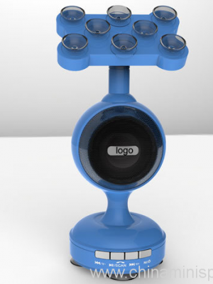 Desk Sucker Bluetooth Speaker with Phone Stand - Image 3