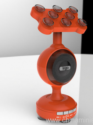 Desk Sucker Bluetooth Speaker with Phone Stand - Image 4