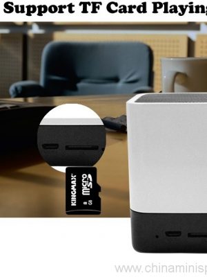 soundbox puri Desktop cun LED manu schermu BT4.0 libirari alarme multifunctional parraturi roggiu bluetooth - Image 7