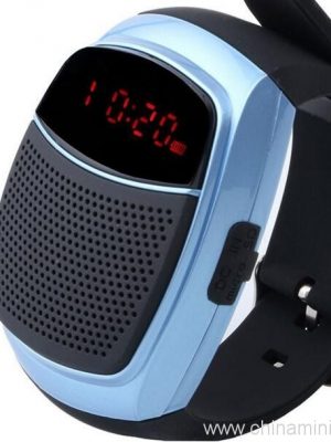 Fashional Design Ceàrdach a ghabhas a thogail ann an Bluetooth Labhraiche Watch le Radio - Image 9