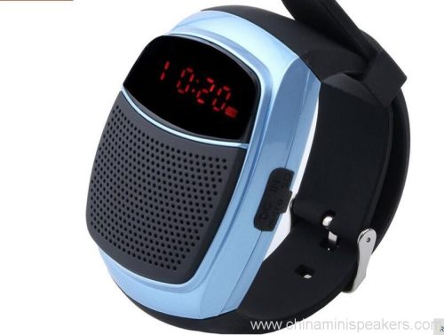 Portable Built-in Bluetooth Speaker Watch with Radio