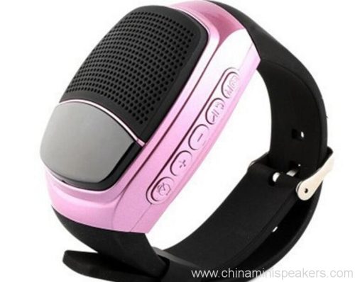 Portable Built-in Bluetooth Speaker Watch with Radio