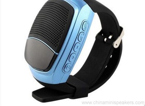 Portable Built-in Bluetooth Speaker Watch with Radio