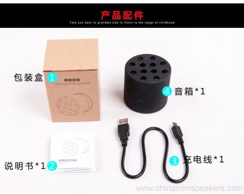 Honeycomb Bluetooth Speaker with TF Card