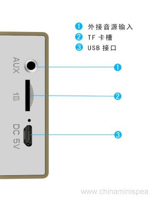 Metal Bluetooth Speaker Nirkabel Stereo Pocket Audio Dhukungan Handsfree TF Card AUX-in speaker - Image 3