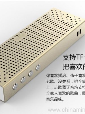 Metal Bluetooth Speaker Nirkabel Stereo Pocket Audio Dhukungan Handsfree TF Card AUX-in speaker - Image 8