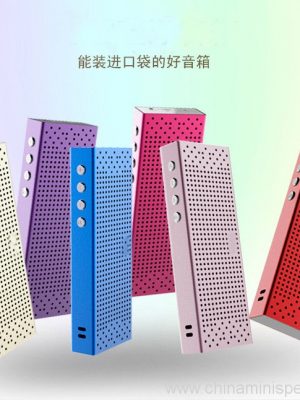 Metal Bluetooth Speaker Nirkabel Stereo Pocket Audio Dhukungan Handsfree TF Card AUX-in speaker - Image 14