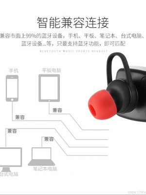Headset ກິລາ Wireless earphone bluetooth Earbuds V4.1 Stereo Bass Earphones ກັບຊວງຖະແຫຼງຂ່າວໃນຫູ - ຮູບພາບ 8