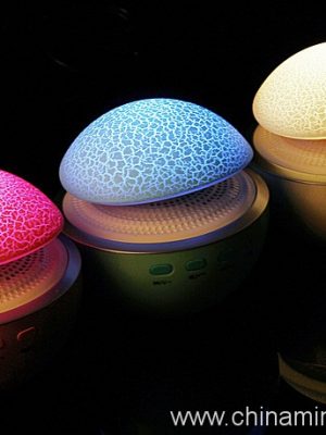 Wireless portable lamp mini mushroom bluetooth speaker - Setšoantšo 8