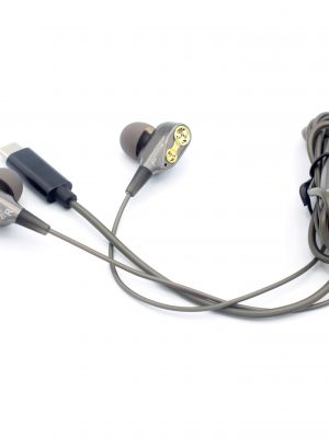 USB Type C Hi-Fi Digital Stereo Earbud Headphones , Wired In-Ear Extra Bass Noise Cancelling Sports Earphones with Mic and Volume Control for Pixel 2, Moto Z, HTC U11(Grey) - Image 3