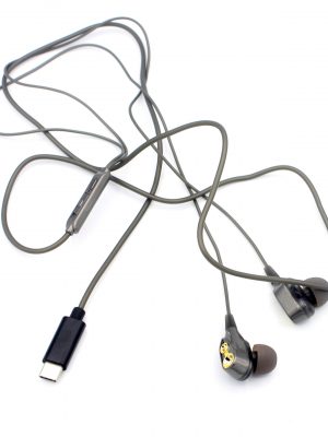 USB Type C Hi-Fi Digital Stereo Earbud Headphones , Wired In-Ear Extra Bass Noise Cancelling Sports Earphones with Mic and Volume Control for Pixel 2, Moto Z, HTC U11(Grey) - Image 8